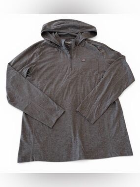 Southern Collegiate Mississippi State Bulldogs Quarter Zip‎ Hoodie Gray Small
